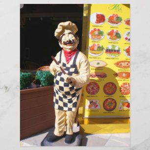 Flyer Cafe Pasa Kebap em Kemer. Turquia