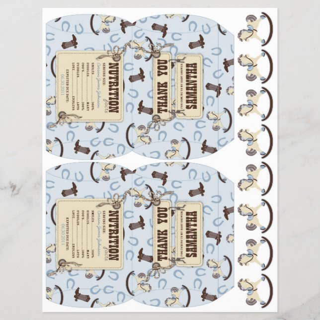 Flyer Caixa B2 do Mini Puff do Cavalo Rocco (Frente)