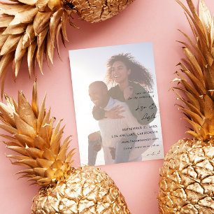 Flyer Caligrafia do MOD de Orçamento w Foto Duo Salvar D