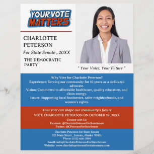 Flyer Campanha Política de Votação