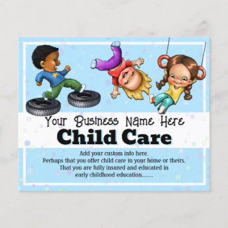 Flyer Campo de verão de Babysitting Day Care após assist