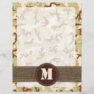 Flyer Camuflagem do deserto