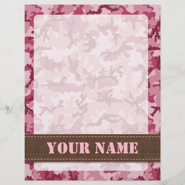 Flyer Camuflagem rosa (Frente)
