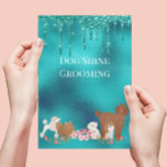 Flyer Cão Pet Grooming Sitting Business Glitt<br><div class="desc">Este design pode ser personalizado na área fornecida pela alteração da foto e/ou do texto. Ou pode ser personalizado escolhendo o clique para personalizar outra opção e excluir ou alterar a cor do plano de fundo, adicionar texto, alterar a cor ou o estilo do texto ou excluir o texto de...</div>