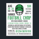 Flyer Capacete Verde de Futebol, Anúncio de Campo de Fut<br><div class="desc">Capacete Verde De Futebol,  Folhetos Publicitários De Futebol Do Campo De Futebol,  Da Loja De Cartão de visita.</div>