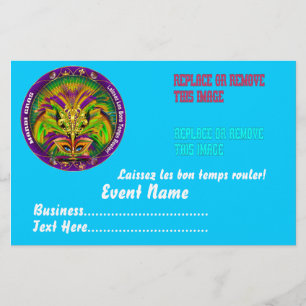 Flyer Carnaval 14 x 21,5 cm Por favor, veja as notas