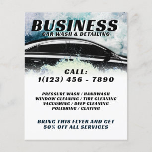 Flyer Carro de água do mar oceânico