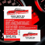 Flyer Carro desportivo, Auto Mecânico e Reparo Publicida<br><div class="desc">Carro Esportivo,  Mecânico Automático E Repara Folhetos Publicitários Pela Loja De Cartão de visita.</div>