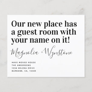 Flyer Cartão-postal de anúncio de Casa Móvel Engraça