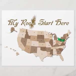 Flyer Cartaz da Reunião de Família das Raízes da Herança