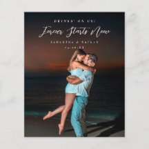 Cartaz de Boas-Vindas de Foto de Noivado do Casal 
