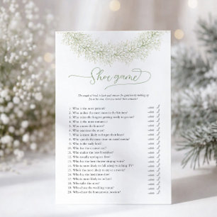 Flyer Cartaz do Jogo da Sapata da Coroa de Noiva