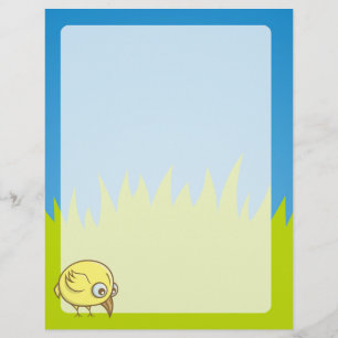 Flyer Cartografia de aves amarelas