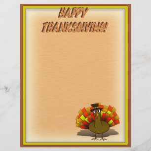 Flyer Cartum de Ação de Graças Turquia Peregrino