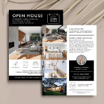Flyer Casa Aberta Mínima Para Venda De Imóveis De Market<br><div class="desc">Propriedade imobiliária minimalista Para folheto de marketing de venda com espaço para 5 fotos, seu logotipo, detalhes de contato e informações de propriedade. Este folheto de marketing preto-e-branco, totalmente personalizável, apresenta um design moderno que certamente se destaca. Perfeito para anunciar uma listagem de propriedades ou evento de casa aberta para...</div>