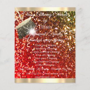 Flyer Casa dos Serviços de Limpeza Clássica, Mantendo 