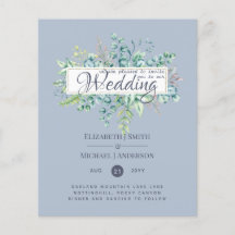 Casamento Azul Eucalyptus Dusty, de MENOR PREÇO