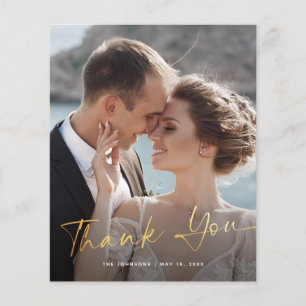 Flyer Casamento de Fotos do Script Moderno de Orçamento 