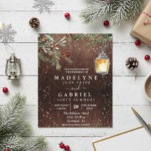 Casamento de madeira de pinheiro russo de inverno