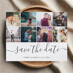 Flyer Casamento Dentro Do Orçamento Foto Do Save The Dat<br><div class="desc">Características do save the date de casamento dentro do orçamento incluem caligrafia moderna e foto.</div>