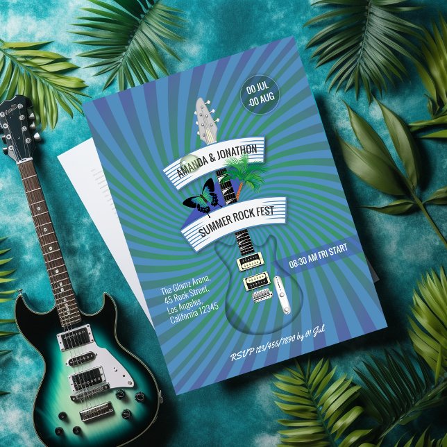 Flyer Casamento do Festival Summer Rock (Criador carregado)