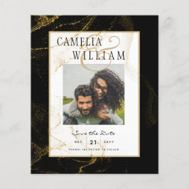 Flyer Casamento Dourado de Literatura Negra Moderna