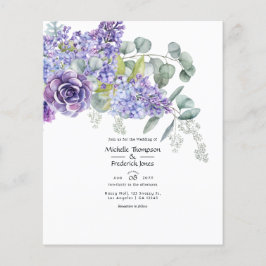 Flyer Casamento Eucalyptus Succulents