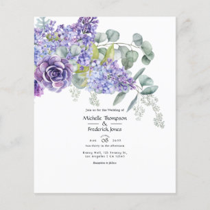 Flyer Casamento Eucalyptus Succulents