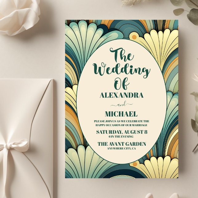 Flyer Casamento Floral Boho Retro Econômico  (Criador carregado)