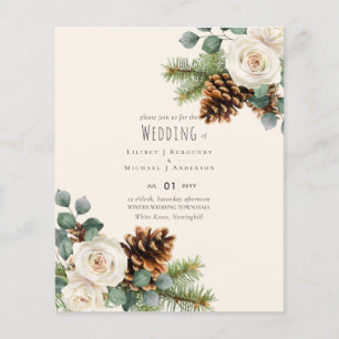 Flyer CASAMENTO NO INVERNO ORÇAMENTAL Eucalyptus Rosas 