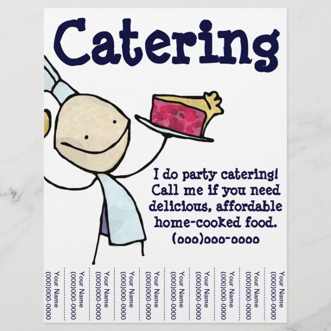 Flyer Catering pessoal (Frente)