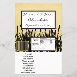 Flyer Cattail/Dragonfly Silh de Grande Bar de Hershey