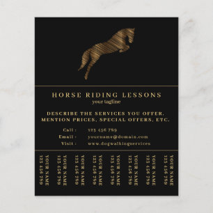 Flyer Cavalo de Pulso Ancoradouro Formador de cavalo