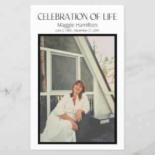 Flyer Celebração do Funeral Negro do Programa Life