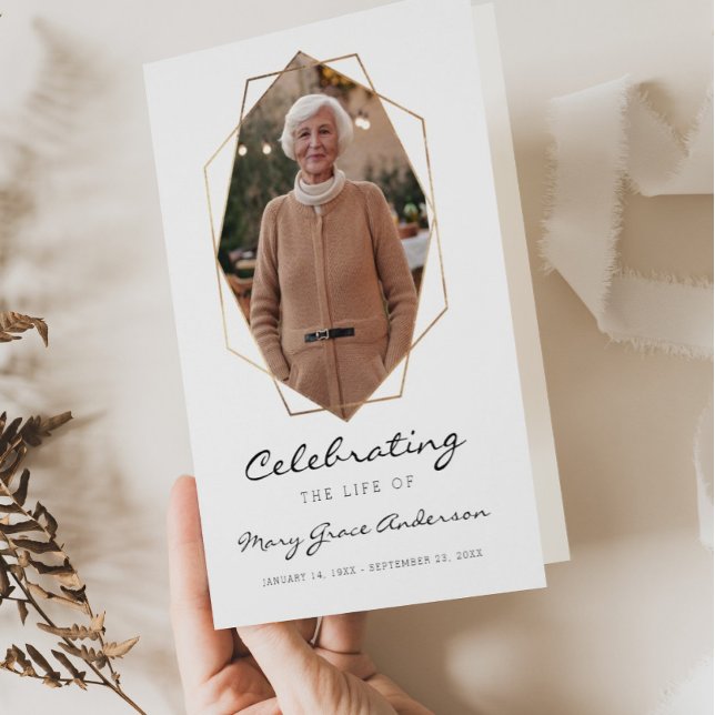 Flyer Celebração Dourada do Programa Funeral de Vida (Criador carregado)