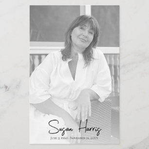 Flyer Celebração Funeral Moderna do Orçamento do Program