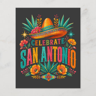 Flyer Celebre a Cultura da Fiesta de San Antonio 2026