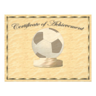 Flyer Certificado de Êxito do Futebol