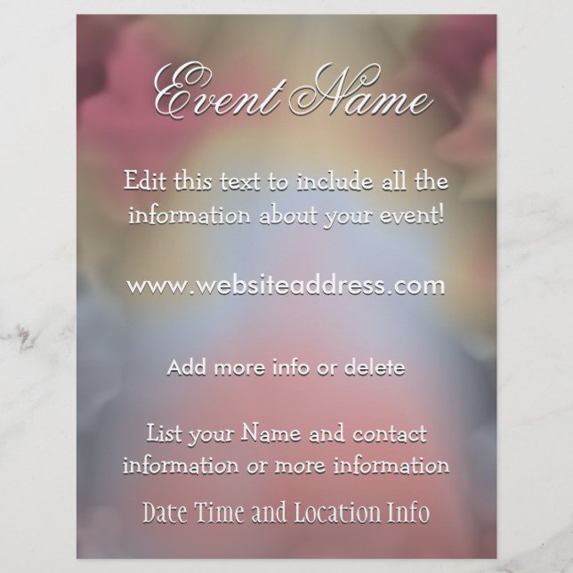 Flyer Céu de Evento Personalizado (Frente)