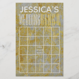 Flyer Chá de casamento BINGO Silver Links