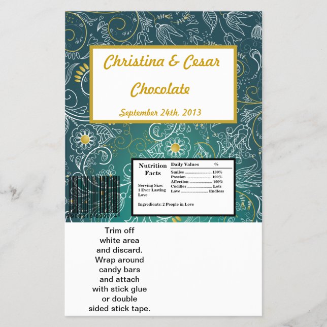 Flyer Chá de estufas de grande Bar de Hershey/Mostarda a (Frente)