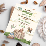 Flyer Chá de fraldas do Dragão de Cores Aquáticas de Cub<br><div class="desc">Apresentando nosso adorável Convite para Chá de fraldas Dragão de Aquarela, a maneira perfeita de definir o tom caprichoso e encantador para sua próxima celebração! Celebrar a chegada iminente de um pequeno com este charmoso e único design de convite. Feito com cuidado e com um toque de magia, nossa ilustração...</div>