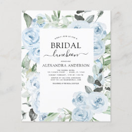 Flyer Chá de panela Azul Dusty Lunchedo