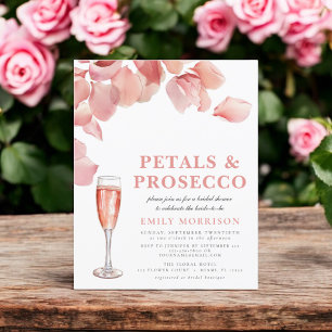 Flyer Chá de panela de Petals de Orçamento e Prosecco