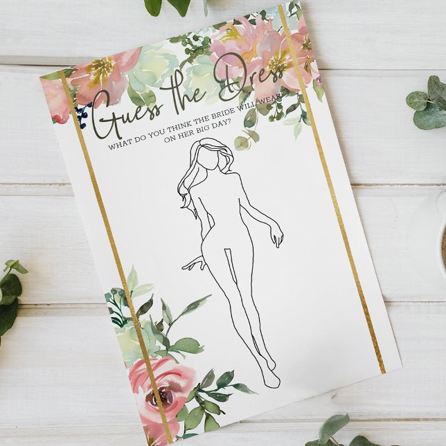 Flyer Chá de panela Game Eggshell Blush Adivinha O Vesti (Criador carregado)