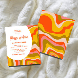 Flyer Chá de panela Retroativo do Gráfico de Orçamento