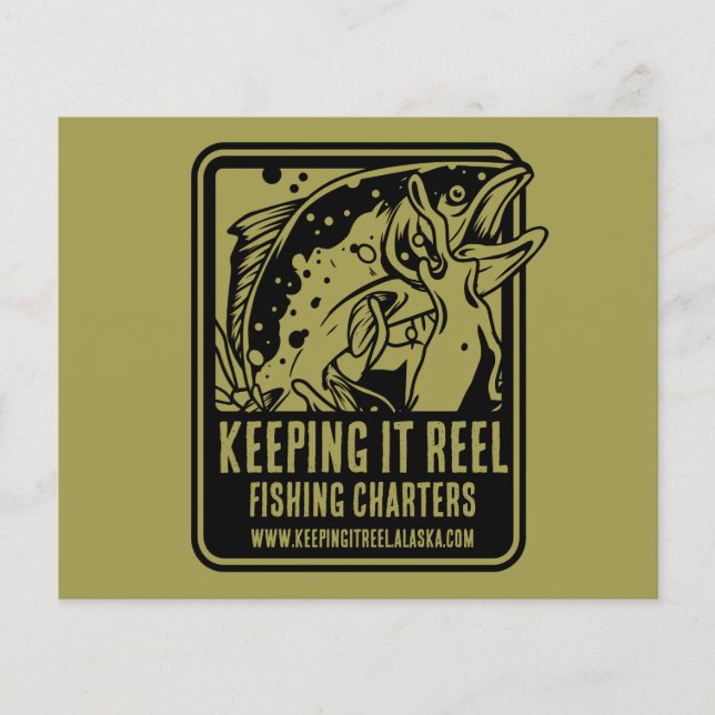 Flyer Charters De Pesca E Acessórios De Clube (Frente)