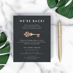 Flyer Chave Vintage   Reabertura do setor imobiliário