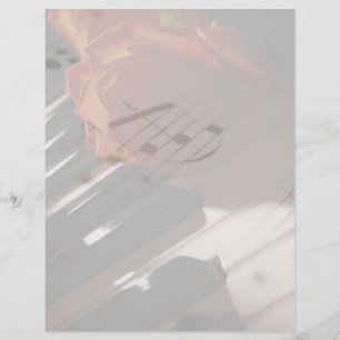 Flyer Chaves do piano & insecto cor-de-rosa