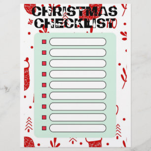 Flyer Checklist de Natal